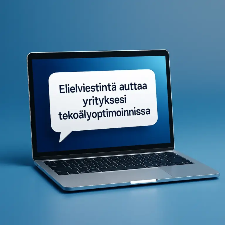 tekoälyoptimointi elielviestintä